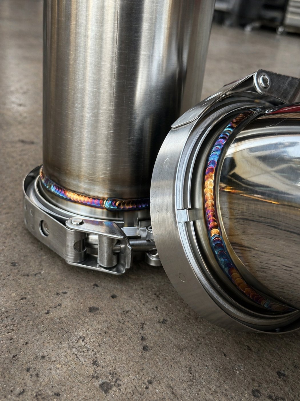Polished tip & V-band