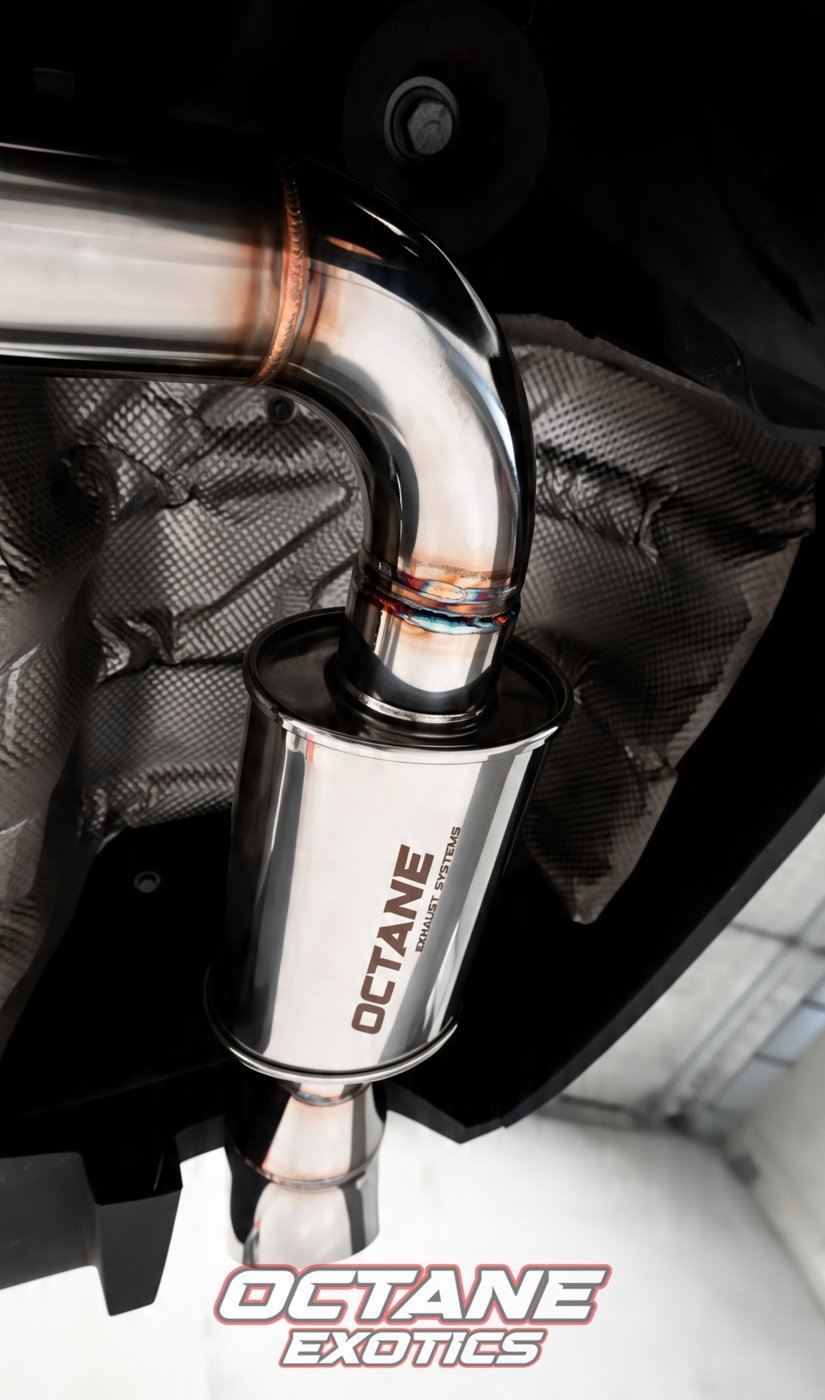 Valved rear muffler section
