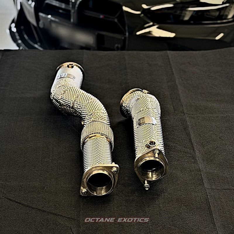 S58 Catless Downpipes (Pair)