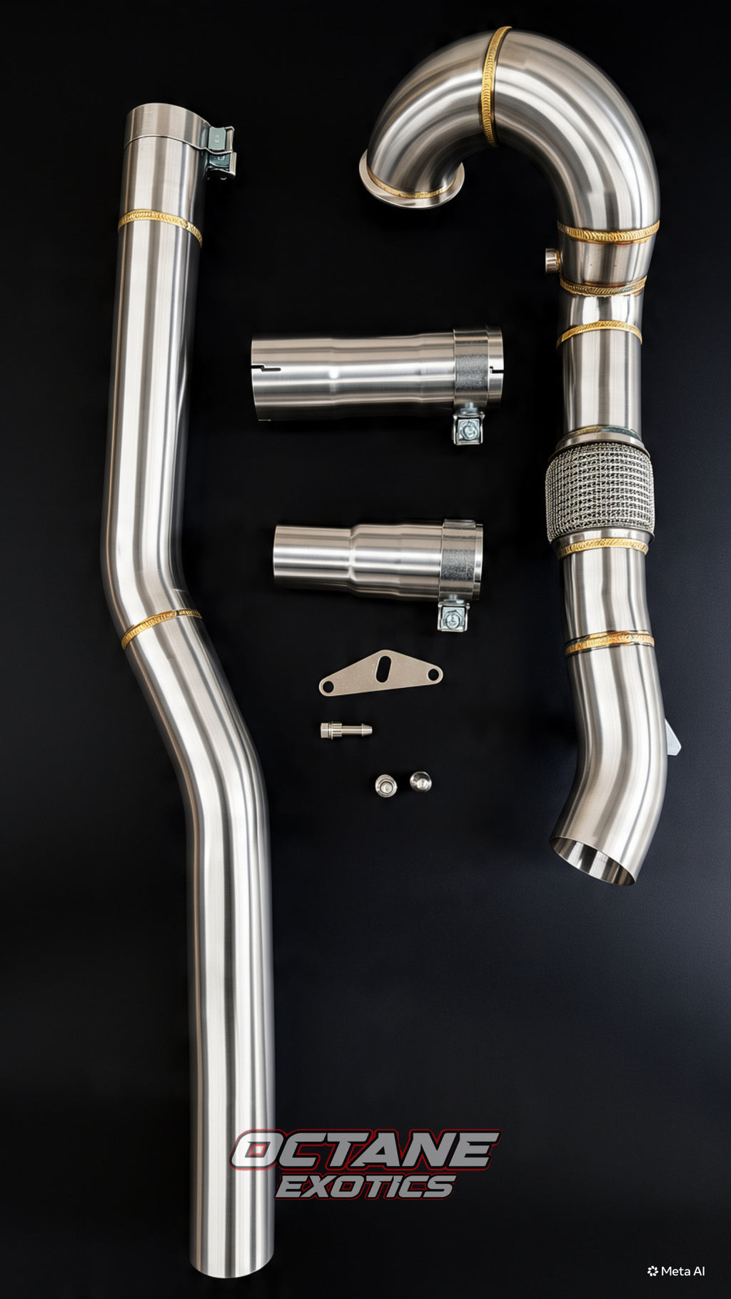 3.5" Catless Downpipe — VW Golf 7 / 7.5 R · Audi S3 8V (EA888)