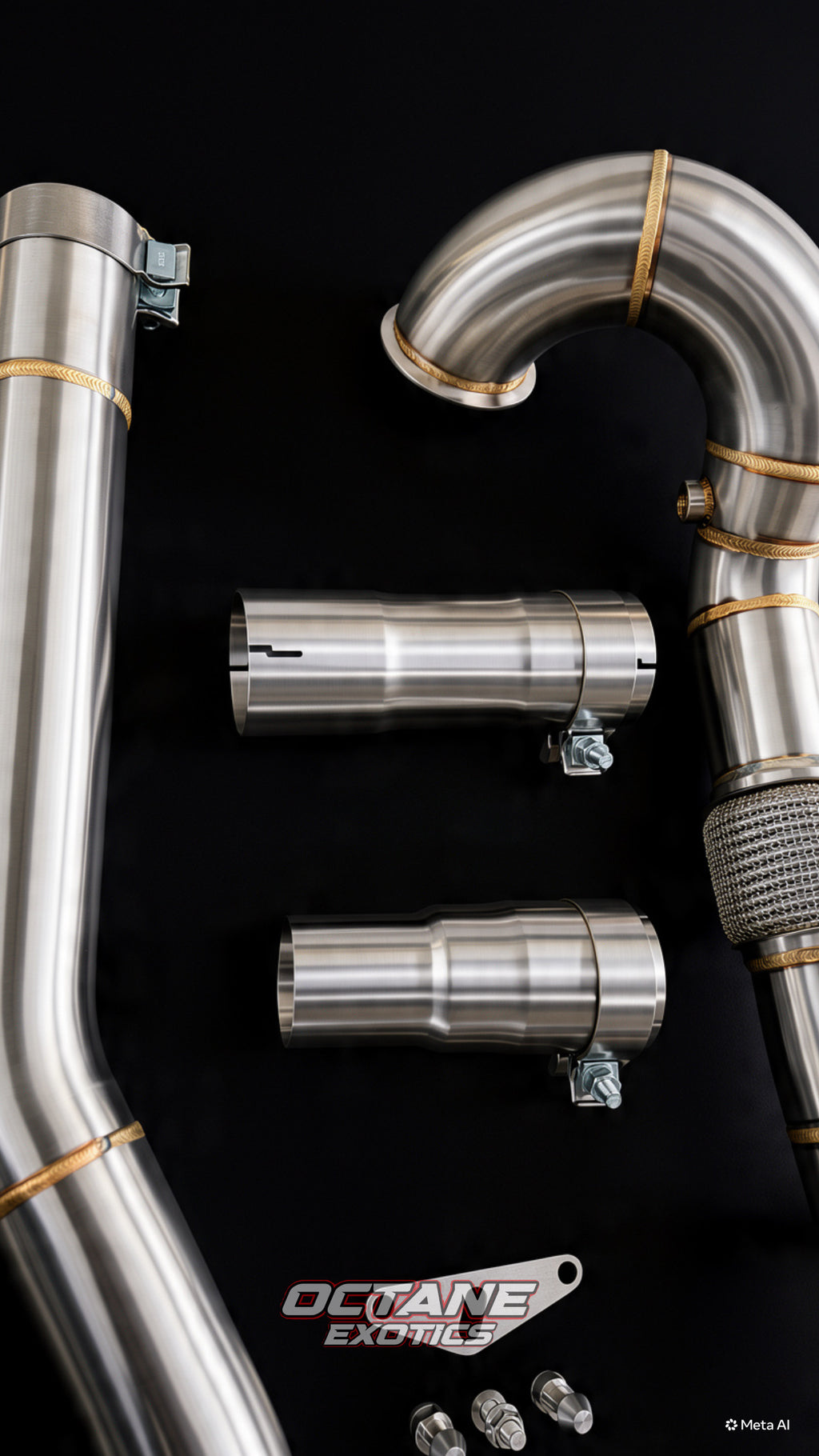 3.5" Catless Downpipe — VW Golf 7 / 7.5 R · Audi S3 8V (EA888)