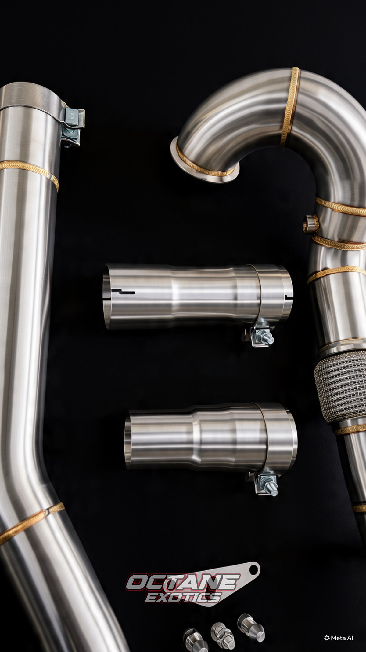 3.5" Catless Downpipe — VW Golf 7 / 7.5 R · Audi S3 8V (EA888)