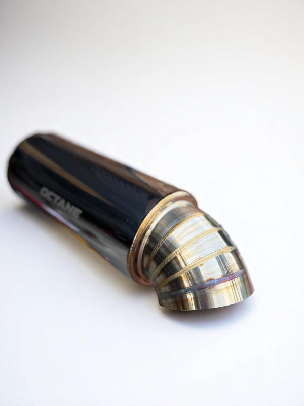 Lobster Dump Tip Cannon Muffler | 3.5” & 4” Outlet Options | Octane Exhaust Systems