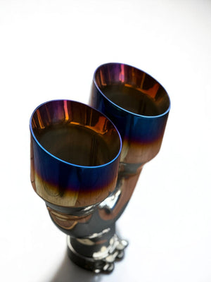 Twin Rolled Exhaust Tips – 304 Stainless Steel