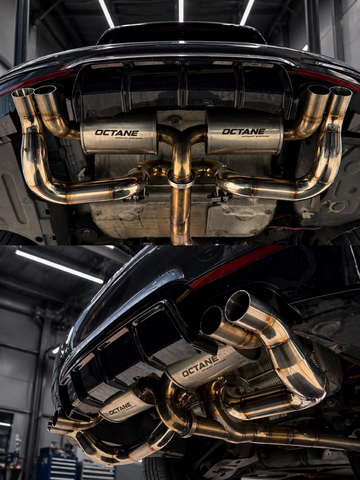 OCTANE valved rear exhaust system fitted