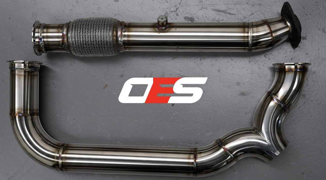 OES downpipe and mid-pipe