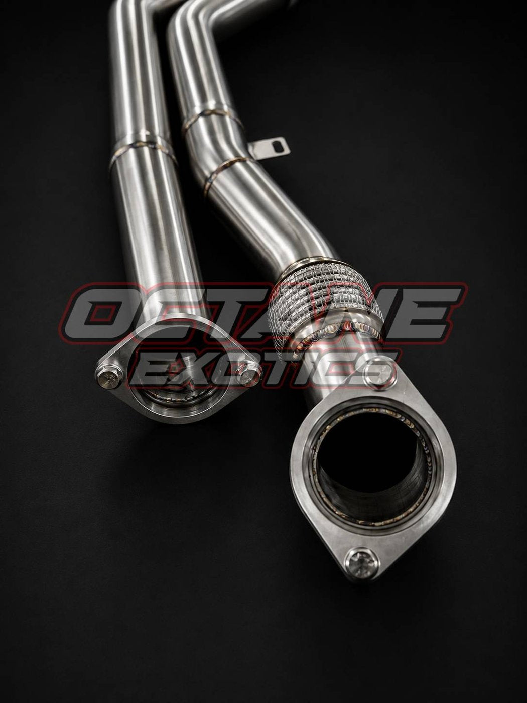 Front pipes and flanges